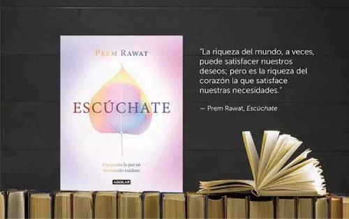 Imagem ilustrativa do livro ouça a sua voz, como encontrar paz em um mundo barulhento do autor prem rawat na versão em espanhol | Ouça a Sua Voz